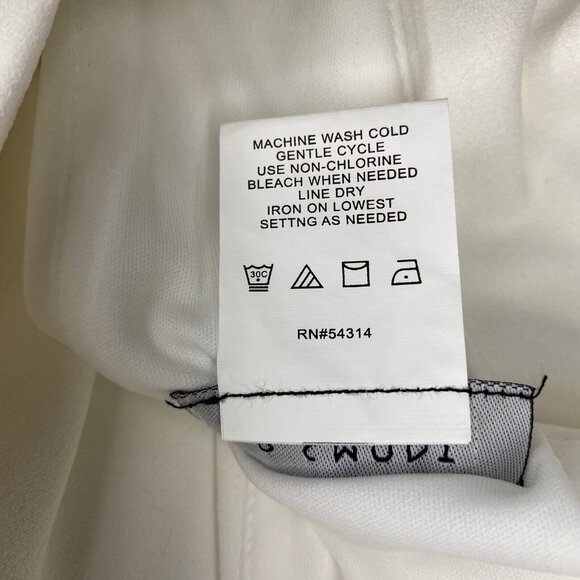 B Smart Dress Junior’s Size 13 White Sleeveless Lined Party New - Picture 8 of 11